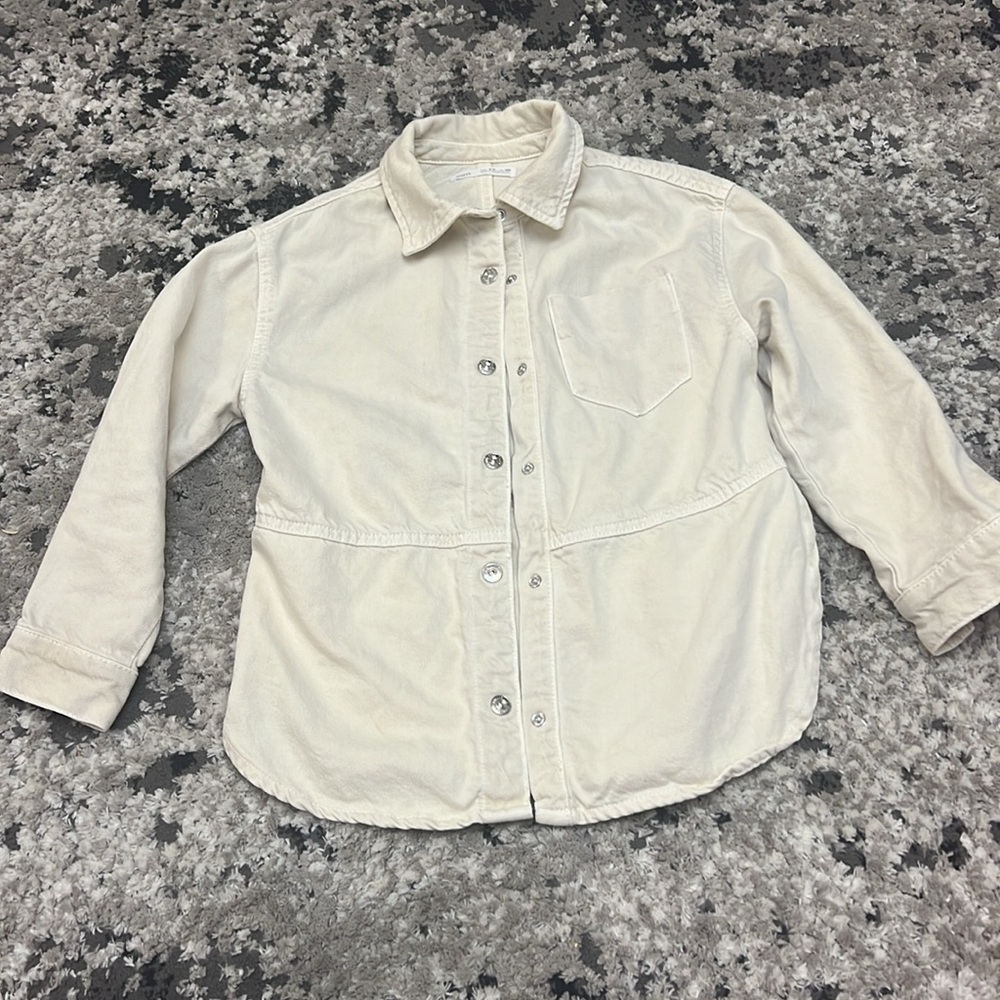 Zara Denim Shirt With Pocket - Picture 2 of 6